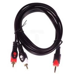 Przewód adapter Jack 3,5mm - 2x RCA 1,5m HQ LIBOX LB0022