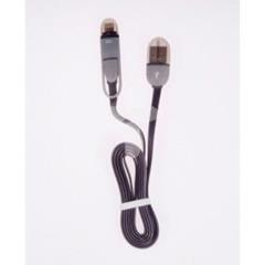 Przewód USB - microUSB / iPhone 2A 1m LIBOX LB0066C
