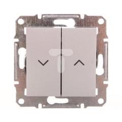 ASFORA Przycisk żaluzjowy bez ramki aluminium EPH1300161