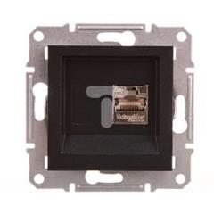 ASFORA Gniazdo komputerowe kat.5e STP bez ramki antracyt EPH5000171