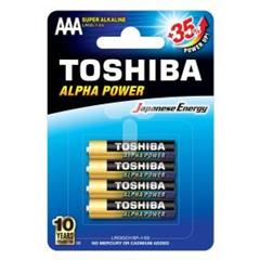 Bateria ultra alkaliczna LR03 / AAA 1,5V ALPHA POWER LR03GCH BP-4 /blister 4szt./