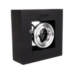 Oprawa sufitowa punktowa GU10 50W STOBI DLP 50-B czarna 26830