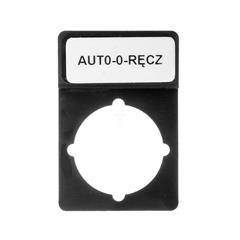 Tabliczka opisowa czarna prostokątna ST22-1901\P26