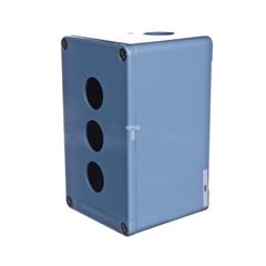 Obudowa kasety 3-otworowa 22mm niebieska IP65 XAPM2503H29