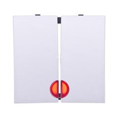 Klawisz z soczewką przycisk 2x srebro tworzywo 16271404