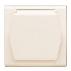 Festa Gniazdo pojedyncze z/u schuko białe IP44 0876-00