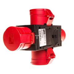 Rozdzielnica budowlana przenośna wtyczka: 32A/5P, 3x32A/5P Pieszyce 9437413W