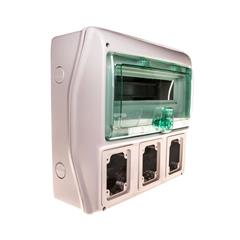 Rozdzielnica modułowa 1x12 natynkowa IP65 Kaedra 13155