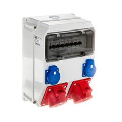 Rozdzielnica budowlana 32A/5PxB32 16A/5PxB16 2x2P+Zx2xB16 Adamów 9036435W