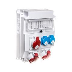 Rozdzielnica budowlana 2x5P/32A 5P/16A 2x2P+Z 11 modułów ROS11\X-11