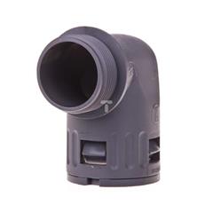 Dławnica kątowa do węża osłonowego PG21 IP68 SILVYN KLICK 90 stopni 21 szara 61801050