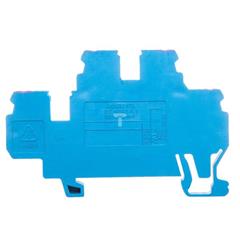 Złączka szynowa 2-piętrowa 2,5mm2 N / N niebieska 870-509 