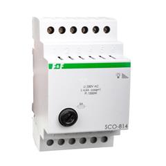 Ściemniacz przycisk szary 0-1000VA 230V SCO-814