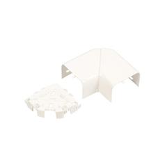 Naroże kanału płaskie regulowane DLP 80x35/50  białe 010767