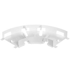 Naroże kanału płaskie DLP VDI 80x50 biały 010782