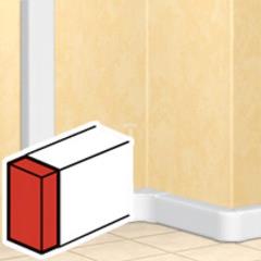 Końcówka kanału DLP 105x35 biała 010701