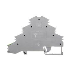 Złączka szynowa 4-piętrowa 4mm2 L1 L2 L3 PE szara 281-530