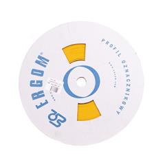 Profil PCV owalny do nadruku DPF 6,5/20 żółty E04ZP-04020400710