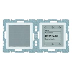 Radio Touch śnieżnobiałe aksamit 28806089