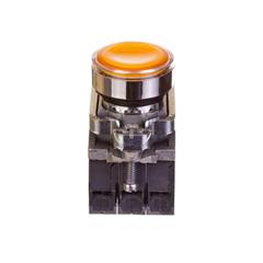 Przycisk sterowniczy 22mm żółty 1Z 1R z samopowrotem Z podświetleniem XB4BW35M5