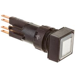 Napęd przycisku biały z podświetleniem z samopowrotem Q18LT-WS/WB 088561