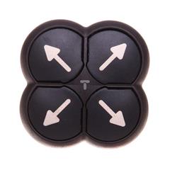 Napęd przycisku 4-ro pozycyjny czarny z samopowrotem M22S-D4-S-X7 286337