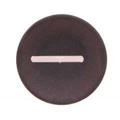 Wkładka przycisku 22mm płaska czarna z symbolem START I M22-XD-S-X1 218166