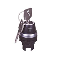 Napęd przełącznika 2 położeniowy czarny bez samopowrotu 023954