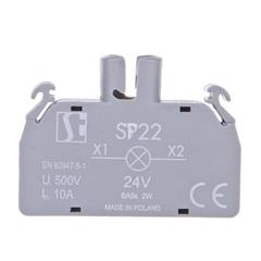 Oprawka lampki żarówka BA9s 24V AC/DC bez lampki SP22-1435\R03