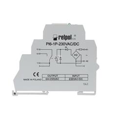 Przekaźnik interfejsowy 1P 6A 230V AC/DC PI6-1P-230VAC/DC 858559
