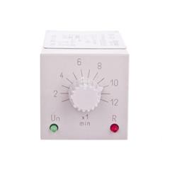 Przekaźnik czasowy 2P 5A 1-12min 24-48V AC/DC opóźnione załączenie RTX-132 24/48 12 MIN