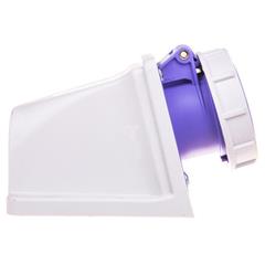 Gniazdo stałe 2P 16A 20-25V fioletowe IP67 1622v