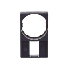 Szyld opisowy 30x50mm do etykiet 8x27mm czarny 22mm prostokątny ZBZ35