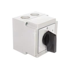 Łącznik krzywkowy 0-1 2P 25A w obudowie 4G25-91-PK 63-840395-031