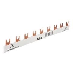 Szyna łączeniowa 1P 63A 10mm2 widełkowa (9 mod.+HI) EVG-1PHAS/9MODUL/HI 215656