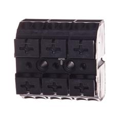 Blok zasilający 3-torowy czarny 862-503 