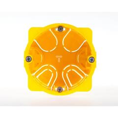 Puszka 67mm p/t regips 50mm żółty Batibox 080051