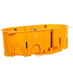 Puszka 60mm p/t regips 60mm 142x 50mm żółty Batibox 080052