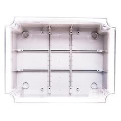 Puszka n/t 190mm 240x 160mm tworzywo IP56 szary 44 CE GW44438