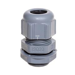 Dławnica kablowa poliamidowa M20 IP68 jasnoszara ISO-20 098003