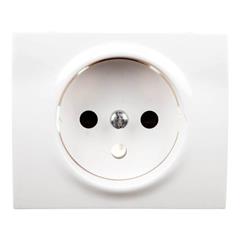 SISTENA LIFE Plakietka gniazda pojedynczego arctic 777028