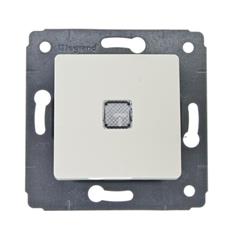 CARIVA Przycisk jednobiegunowy mechanizm z plakietką kremowy IP20 przycisk 1x 773713