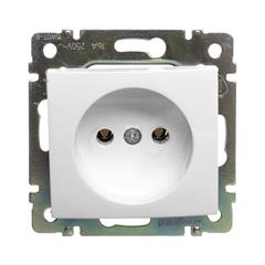 VALENA Gniazdo pojedyncze b/u 16A IP20 białe 774416