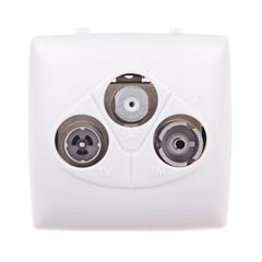 OTEO Gniazdo antenowe RTV/SAT białe 086142