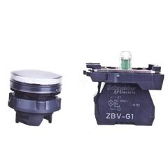 Lampka sygnalizacyjna 22mm biała 110-120V AC XB5AVG1