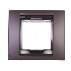 Unica Plus Ramka pojedyncza umbra kakaowa pozioma MGU61.002.871