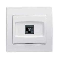 Anya Gniazdo komputerowe białe RJ45 6 AYA4700121