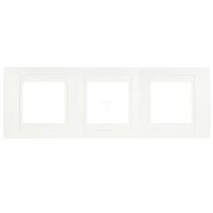 Unica Plus Ramka potrójna piaskowy pozioma MGU6.006.25