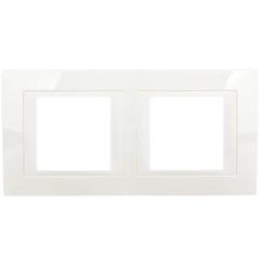 Unica Plus Ramka podwójna pionowa piaskowy MGU6.004V.25