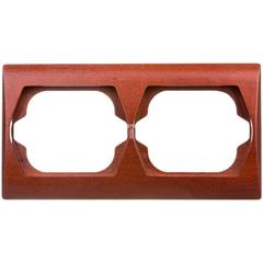 Alpina Ramka podwójna drewno Poziomy R2 H drewno 0742-33